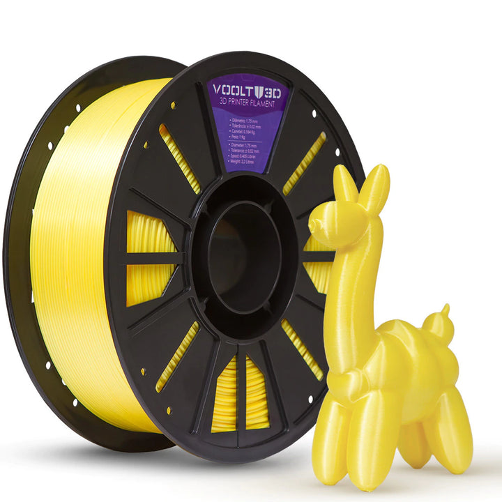 Filamento PLA Silk 1 kg - Amarelo