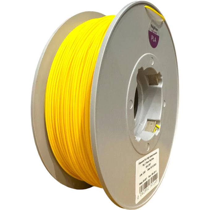 Filamento PLA Sólido Polyflow 1 kg - Amarelo