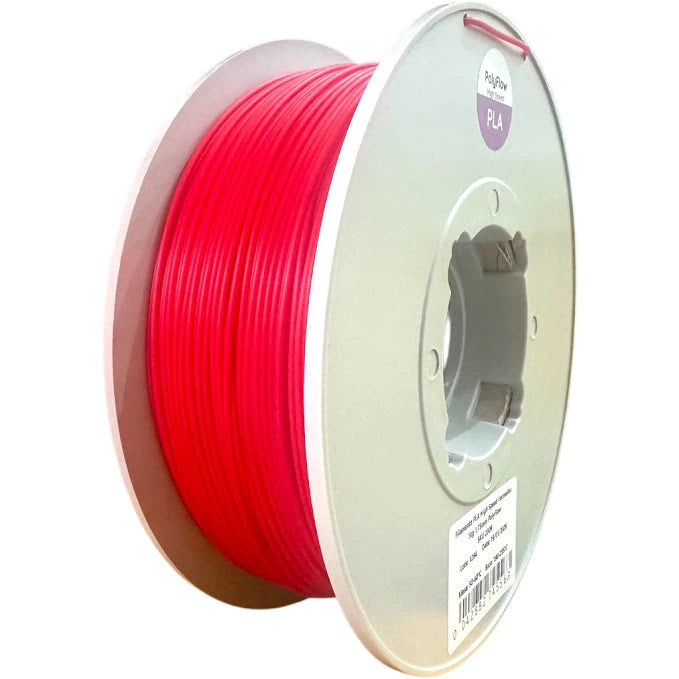 Filamento PLA Sólido Polyflow 1 kg - Vermelho