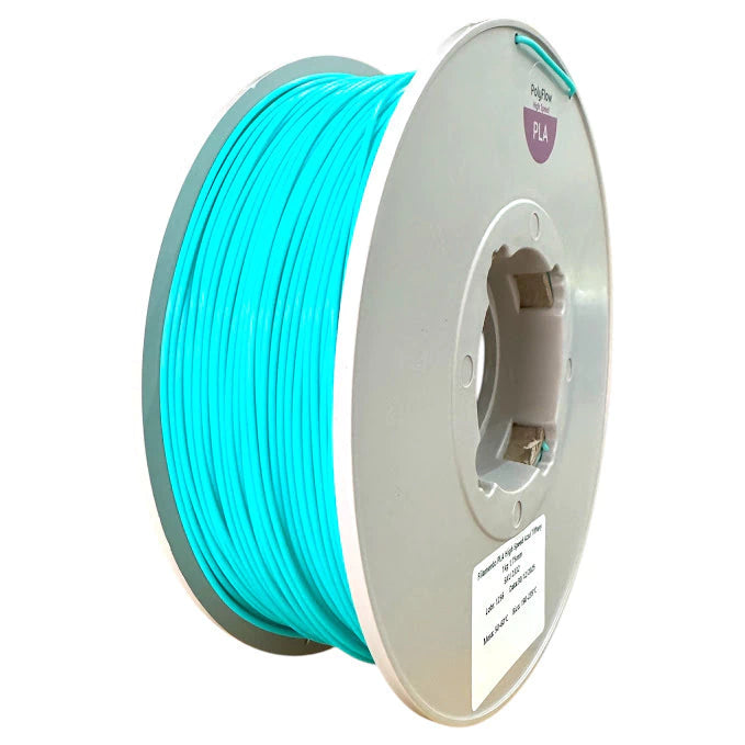 Filamento PLA Sólido Polyflow 1 kg - Azul Tiffany
