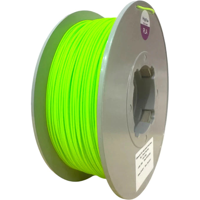 Filamento PLA Sólido Polyflow 1 kg - Verde Neon