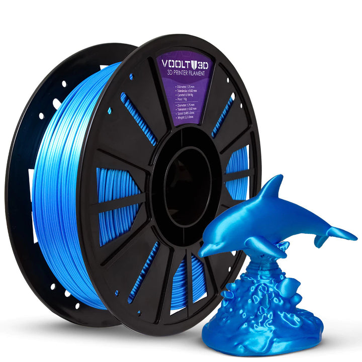 Filamento PLA Silk 1 kg - Azul Sky
