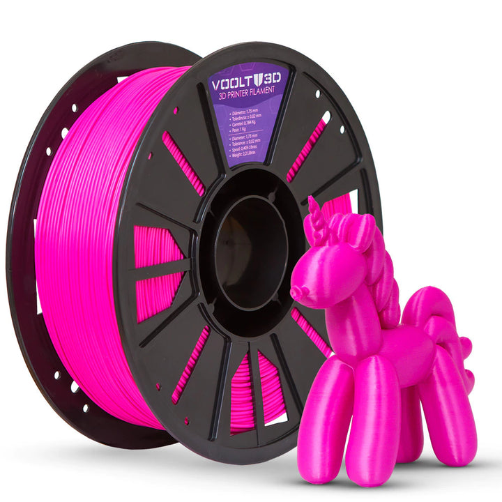 Filamento PLA Sólido 1 kg - Rosa Púrpura