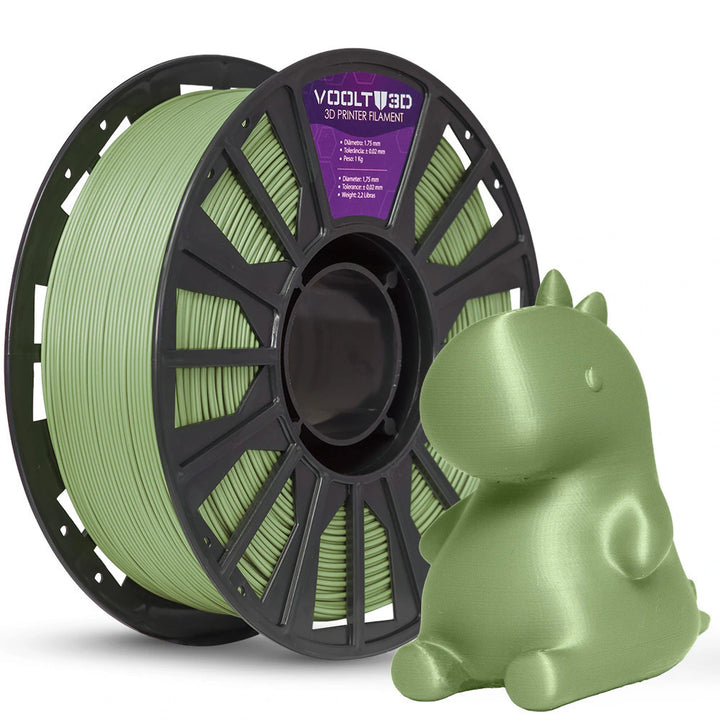 Filamento PLA Velvet 1 kg - Verde Oliva