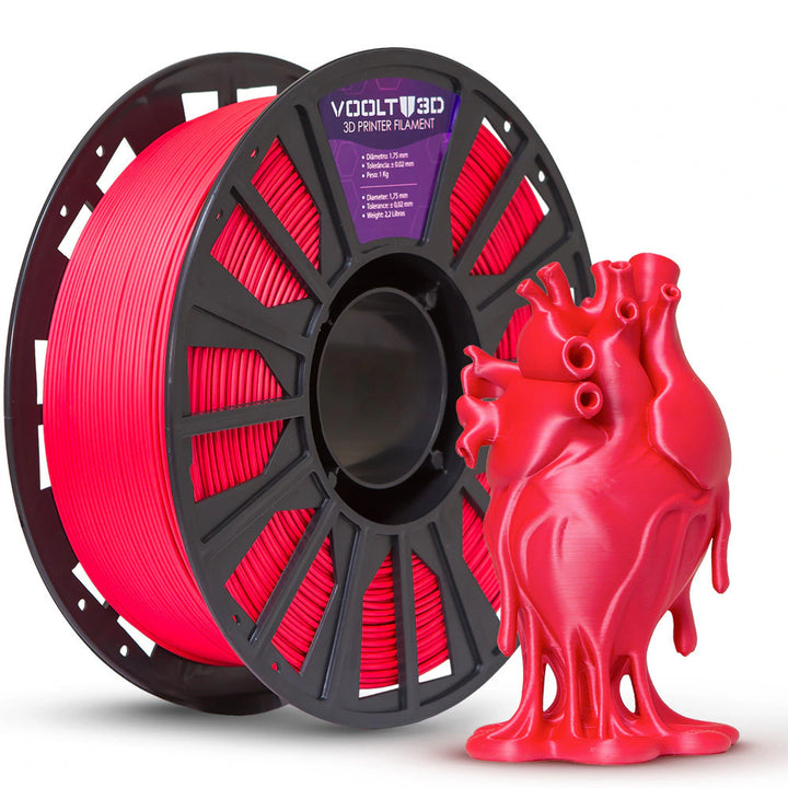 Filamento PLA Velvet 1 kg - Vermelho